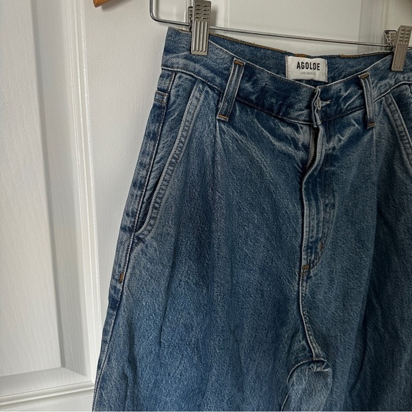 AGOLDE Ellis Trouser Jeans – Baffle, Wide Leg, Made in USA size 23 - Picture 5 of 15